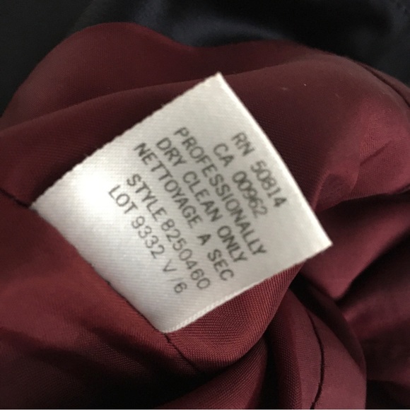 Tahari Navy Maxi Pencil Skirt Audrey Hepburn Style Formal Dress - Picture 10 of 12